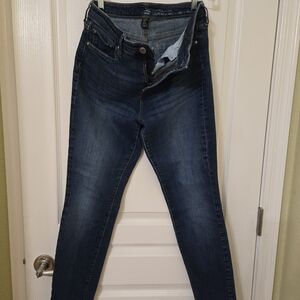 GAP Blue Skinny Jeans with Faded Wash